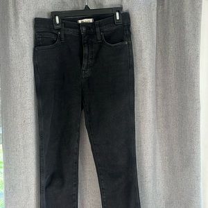 Black Madewell Skinny Jeans